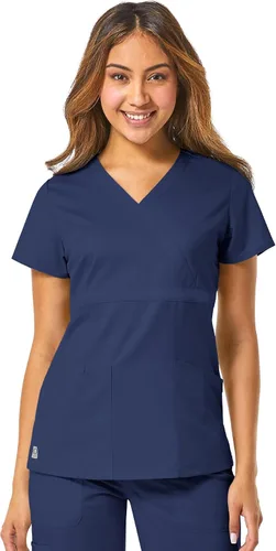 Vista 10 de Maevn Top cruzado con panel de malla EON para mujer Azul Ceil