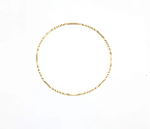 Vista 3 de Gold Guitar String Coil Bracelets Stack Stainless Steel Set Layered Thin