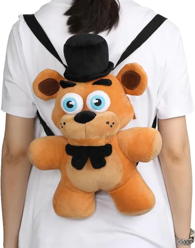Vista 7 de Bioworld Five Nights at Freddy's Freddy Fazbear - Mini mochila de felpa