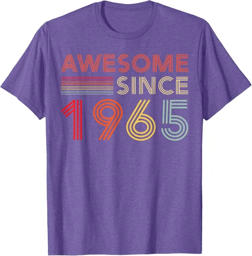 Vista 9 de Camiseta retro de 60 cumpleaños decoraciones para hombres 60 años 1965 60, Negro