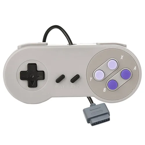 Vista 5 de Super Nintendo SNES Controllers AV Cable and Power Adapter Bundle for the Original Super Nintendo SNES Console System TBGS
