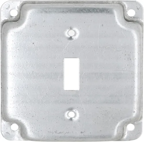 Vista 2 de Hubbell-Raco 800C 1 Toggle - Cubierta de trabajo cuadrada expuesta de 4 pulgadas