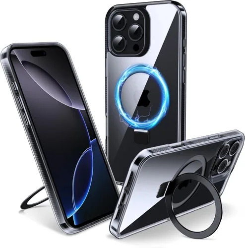 Vista 59 de Funda magnética para iPhone Air – [Soporte invisible integrado] [Compatible con MagSafe] [Protección contra caídas de grado militar] Cubierta