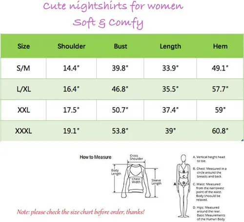 Vista 6 de ENJOYNIGHT - Camisón de algodón con estampado y mangas cortas para mujer