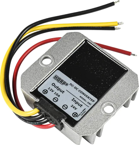 Vista 7 de HQRP Convertidor descendente CC-CC de 24 V a 12 V 10 A 120 W, adaptador de fuente de alimentación compatible con carrito de golf Club Car, tira