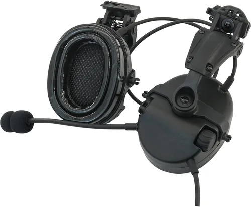 Vista 2 de Auriculares electrónicos de protección de oído con cancelación de ruido para cascos de carril ARC, caza
