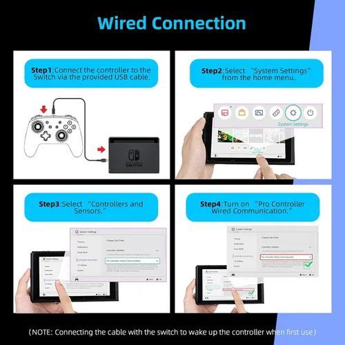 Vista 7 de NexiGo Controlador inalámbrico (sin zona muerta) para SwitchSwitch LiteOLED, controladores Bluetooth para Nintendo Switch con vibración, movimiento