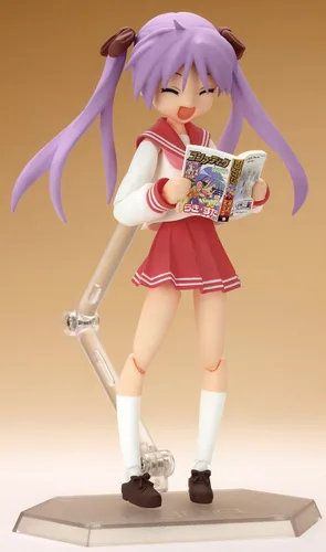 Vista 5 de Max Factory Lucky Star: Kagami Hiiragi Figma Figura de acción