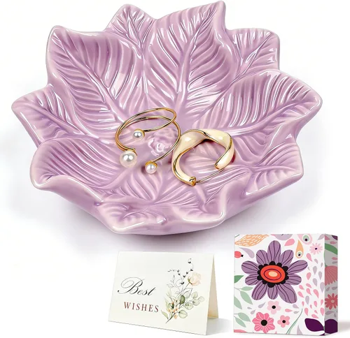 Vista 16 de PUDDING CABIN Plato para anillos de mandala azul, regalo de cumpleaños para amiga mujer mujeres madres niñas