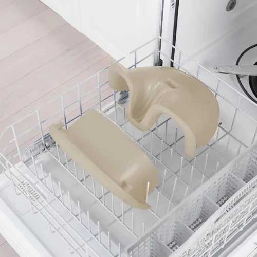Vista 11 de Ingenuity Asiento base para bebé 2-en-1 con bandeja auto-guardable para alimentación y piso - Cashmere