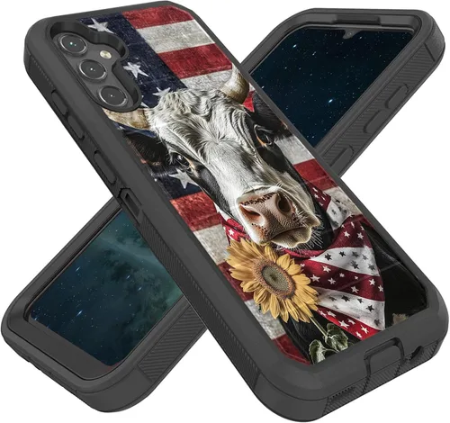 Vista 16 de Diseñada para Galaxy A17 5G de 6.7 pulgadas, resistente, resistente y duradera, a prueba de golpes, híbrida de doble capa, funda protectora de doble
