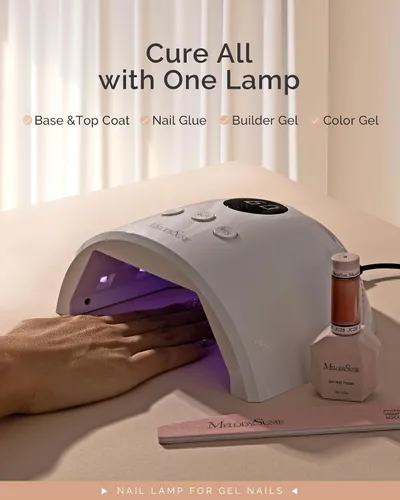 Vista 2 de MelodySusie - Lámpara UV P-Plus30F para esmalte de uñas de gel de secado rápido