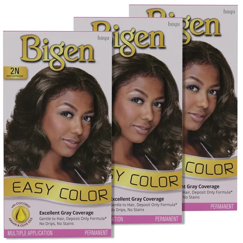 Vista 13 de 4N Bigen Easy Color para mujer 4N marrón moca, nueva fórmula, nuevo aspecto, paquete de 3