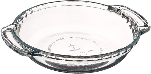 Vista 2 de Anchor Hocking 91814 charola de vidrio transparente 6 pulgadas, individual, Transparente
