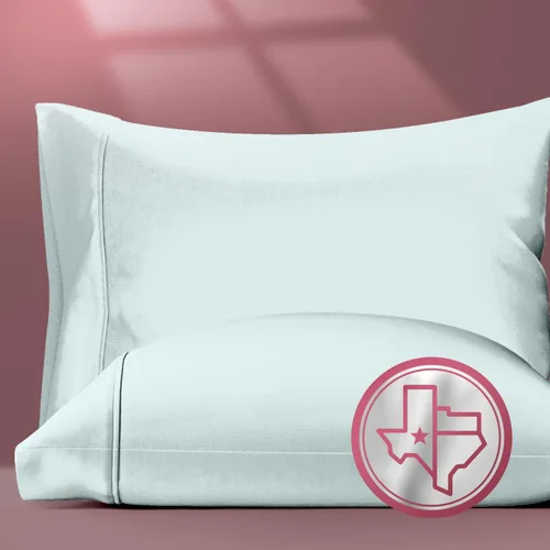 Vista 13 de TEXAS LINEN CO. Fundas de almohada 100% algodón egipcio tamaño Queen – Lujosas fundas de almohada de alta cantidad de hilos de la serie 800
