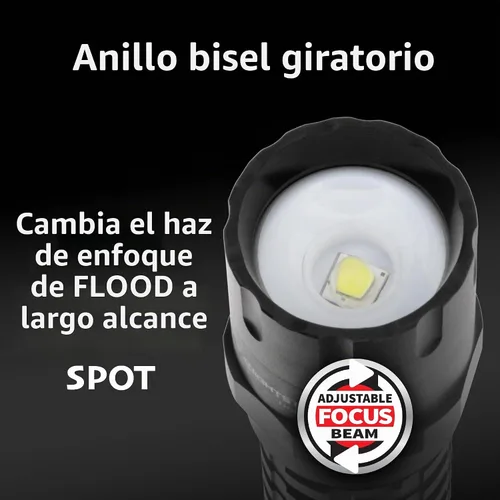 Vista 4 de Nightstick Linterna de haz ajustable NSP-410 - 1 AA, talla única, multicolor