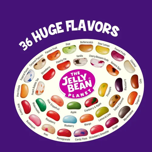 Vista 6 de The Jelly Bean Planet Gourmet Jelly Beans - Tarro de 42.5 onzas, sin gluten