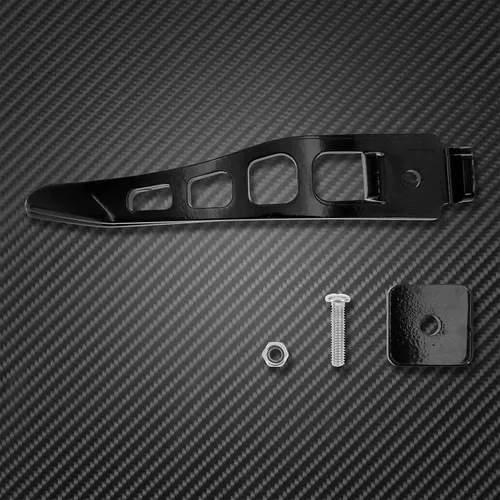 Vista 4 de Kit de extensión de soporte de motocicleta para Harley Dyna Street Bob FXDB Fat Bob FXDF Low Rider FXDL 1993-2017 (negro)