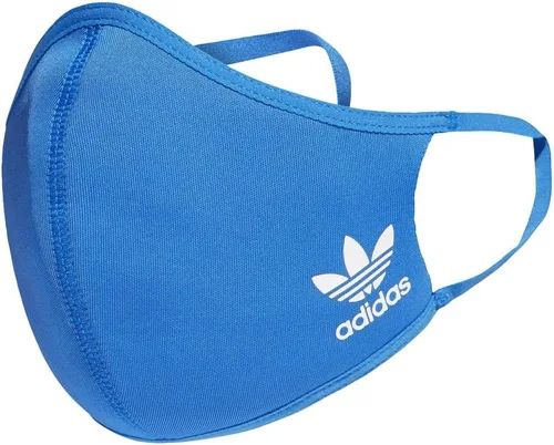 Vista 5 de Adidas Originals - Fundas faciales estándar, paquete de 3 Negro
