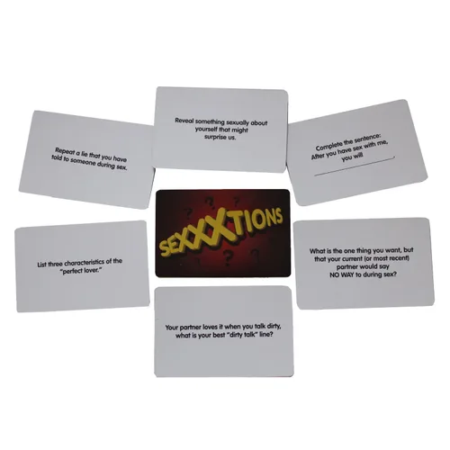 Vista 6 de SEXXXtions: emocionante juego para fiestas de adultos que convierte a las TMI en algo mucho más divertido. Por Hot Toys.