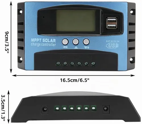 Vista 7 de Kit de panel solar de 400 vatios con alta eficiencia monocristalino de 200 W, 2 paneles solares para caravanas y controlador de carga MPPT de 30 A