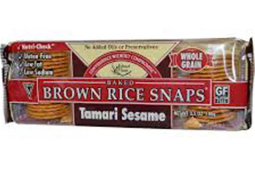 Vista 14 de Edward & Sons Snaps de arroz integral orgánico ligeramente salado, galletas de arroz sin gluten, aperitivo horneado al horno, grano entero, sin
