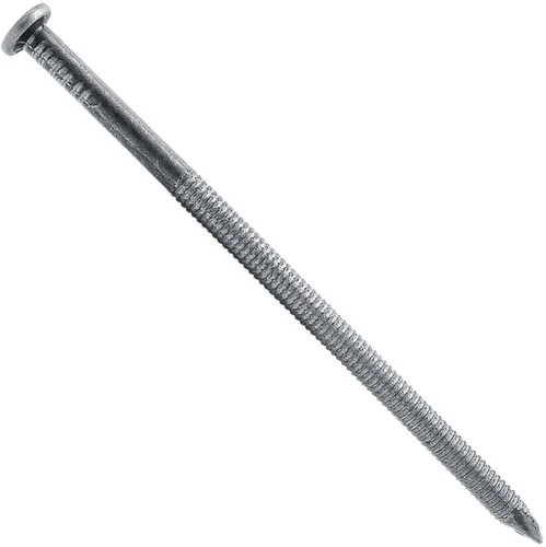 Vista 8 de 1/4" x 5" (40d) Tempered Ring Shank Pole Barn Nails - Use for landscaping timbers, railroad ties, pole barns and load bearing structures. 5 Pound