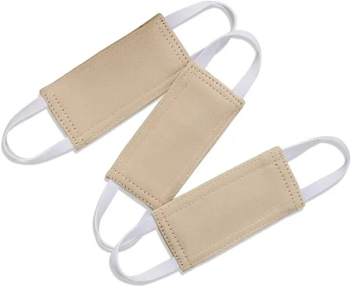 Vista 11 de PONY DANCE Cierrapuertas silencioso para bebé, cubierta de pestillo para puerta de guardería, hecha de tela sólida, correas elásticas fuertes