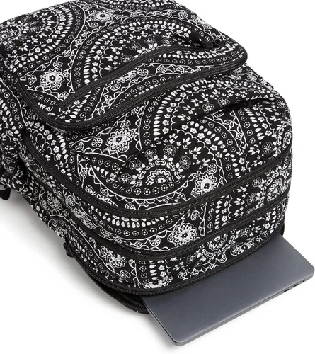 Vista 4 de Vera Bradley Mochila de algodón Xl Campus para mujer