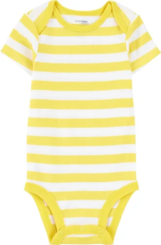 Vista 2 de Simple Joys by Carter's Unisex Babies' Short-Sleeve Bodysuit