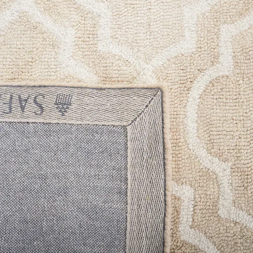 Vista 7 de SAFAVIEH Dip Dye Collection DDY539G - Alfombra decorativa de lana prémium hecha a mano con acuarela marroquí de 2 x 3 pies, color beige/marfil