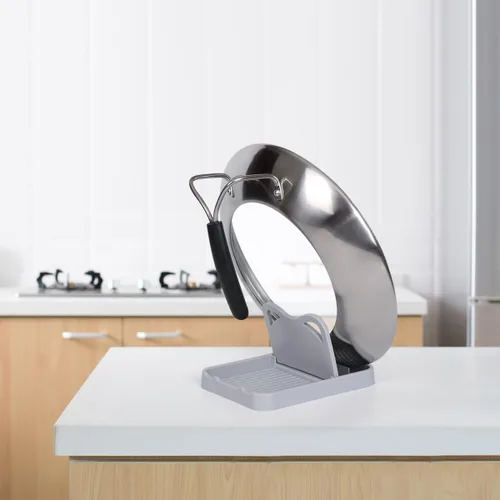 Vista 7 de Soporte para utensilios de plástico para cucharas, sin BPA, soporte para cuchara de cocina para gatos, para cucharas, tapas de olla, espátulas