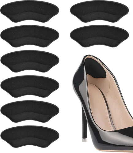 Vista 12 de Almohadillas de talón para zapatos que son demasiado grandes, inserciones de talón para mujeres, agarres de talón para zapatos de mujer, protectores