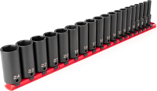 Vista 13 de TEKTON Juego de llaves de impacto de 3/8 pulgadas, 9 piezas SID91100