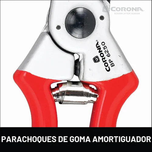 Vista 4 de Corona Tools BP 6250 MAXFORGED Podadora de derivación de aluminio, capacidad de corte de 1 pulgada, tijeras de podar manuales profesionales con hoja