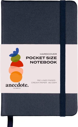Vista 37 de ANECDOTE. Cuaderno pequeño (paquete de 2) – Diario de bolsillo de alta calidad para escribir notas – Compacto, duradero, diario de viaje ideal