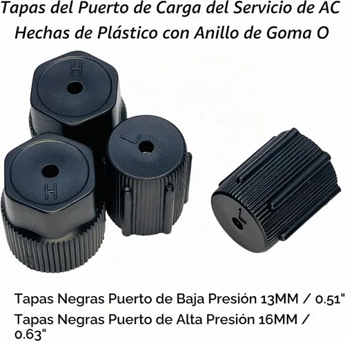 Vista 7 de Kit de Núcleo de Válvula de Aire Acondicionado Tapa y Válvula AC R12 R134a Junta de Teflón Refrigeración A/C Servicio de Aire Acondicionado
