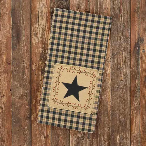 Vista 2 de Park Designs Star Patch - Juego de 2 paños de cocina