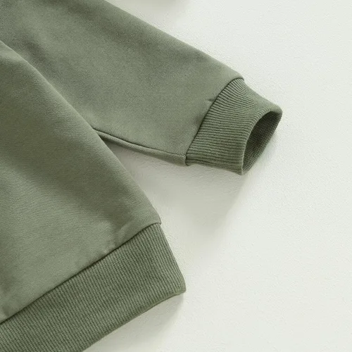 Vista 8 de Mubineo Conjunto de sudadera de manga larga para bebé niño y niña, para otoño e invierno