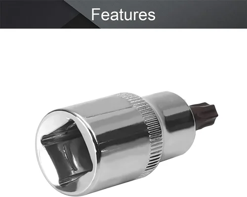 Vista 126 de Utoolmart 1/2" Drive x 0.551 in largo Hex Bit Socket, métrico, S2 y Cr-V acero 1pcs