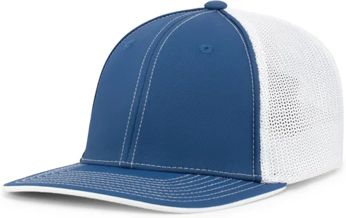 Vista 63 de Pacific Headwear Gorra unisex Pacific Headwear Trucker Flexfit® para adultos Grafito/Negro/Negro