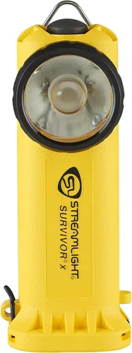 Vista 2 de Streamlight 90960 Survivor X Linterna de bombero en ángulo recto de 250 lúmenes con tres (3) pilas alcalinas AA, amarillo