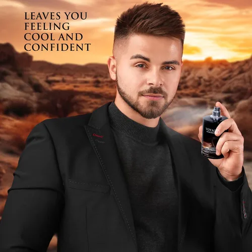 Vista 5 de Voyage for Men Eau De Parfum - Composición sofisticada de fragancia masculina de bergamota, pimienta, lavanda, anís estrellado y nuez moscada - Base