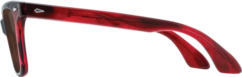 Vista 2 de AO Saratoga Sunglasses - Red Demi - Cosmetan Brown AOLite - Lentes de nailon - 52-19-145