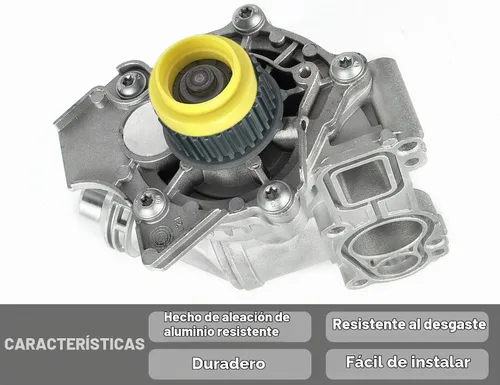 Vista 5 de Conjunto de Bomba de Agua de Motor Eléctrico Compatible con 2008-2016 Audi A3 A4 A5 A6 Q3 Q5 TT Quattro Allroad VW Beetle CC Eos GTI Jetta Passat