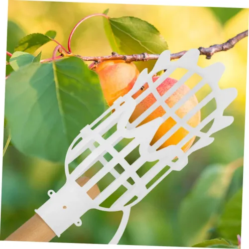 Vista 5 de Cesta recogedora de frutas, 2 unidades, cesta de herramientas para recolección de frutas, cosechadoras de frutas, recogedor de frutas, contenedor