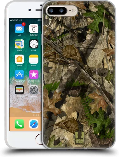 Vista 225 de Head Case Designs Deer UV Killer - Funda de gel suave para caza de camuflaje compatible con Apple iPhone 7 Plus/iPhone 8 Plus