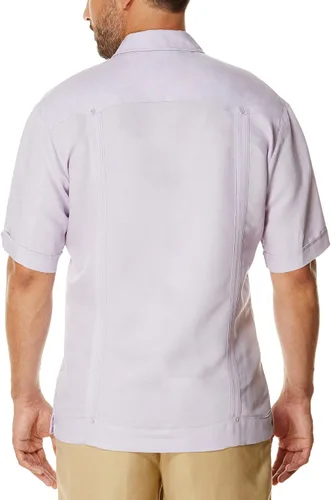 Vista 2 de Cubavera Men's Short Sleeve Traditional Cuban Camp Guayabera Shirt