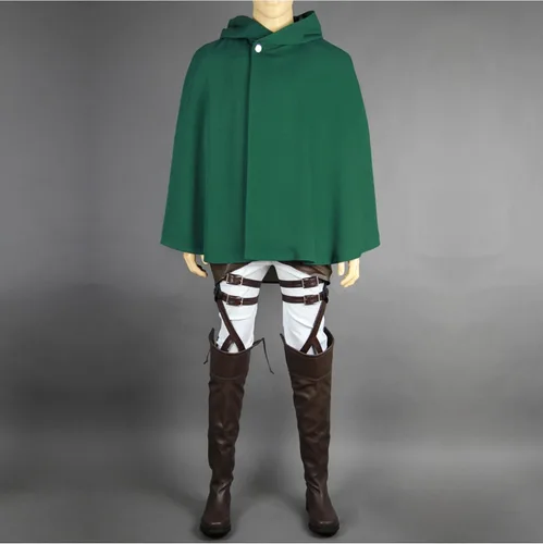 Vista 4 de IDS Home Capa de moda de Halloween con capucha, chaqueta Scouting Legion Freedom Cosplay
