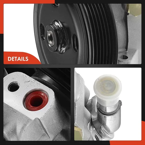 Vista 8 de A-Premium Bomba de dirección asistida, con polea, compatible con Land Rover Freelander 2 2006-2014, V6 2.5L, repuesto # LR006462 LR005658